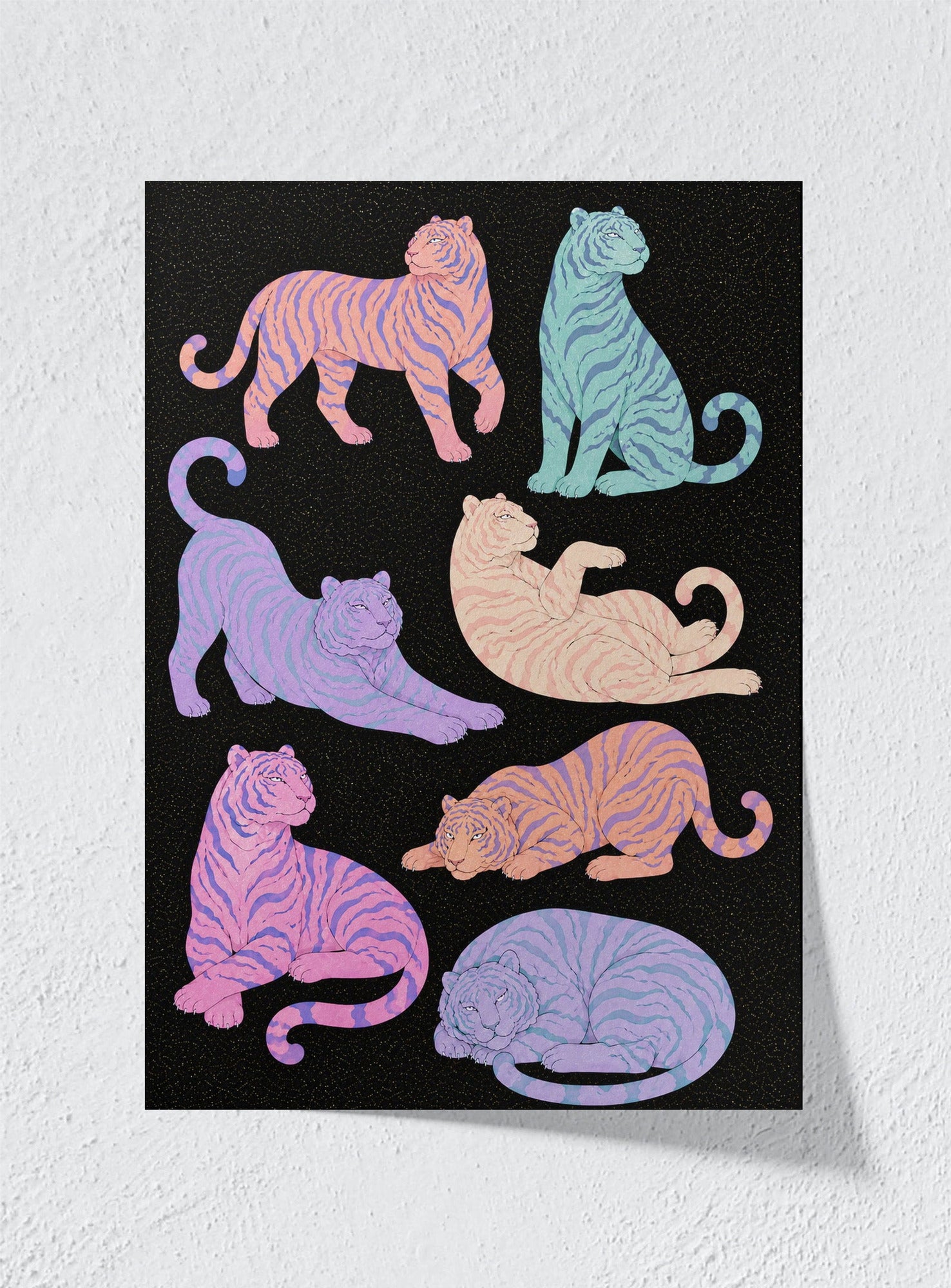 PASTEL PREDATORS - Unframed