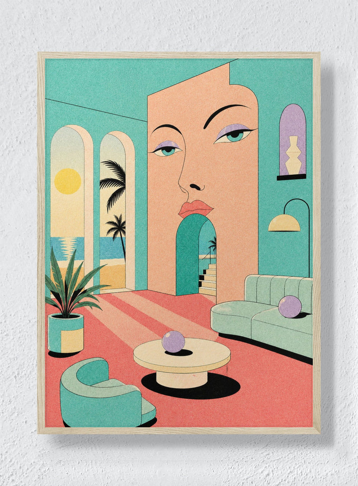 THE HOSTESS - Natural Frame