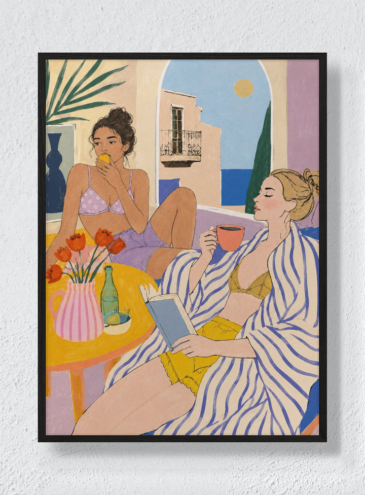 LONG LUNCH - Black Frame