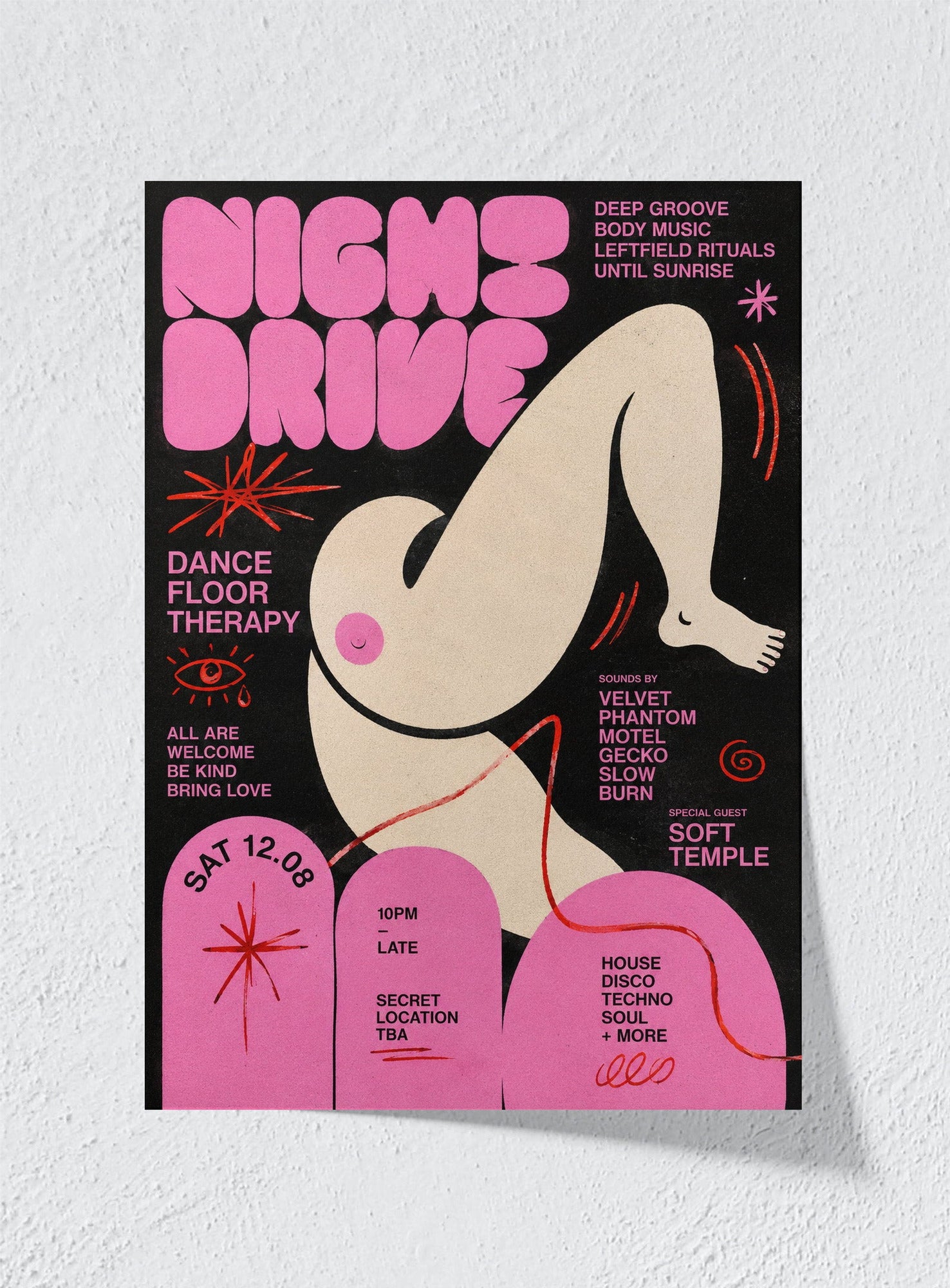 NIGHT DRIVE - Unframed