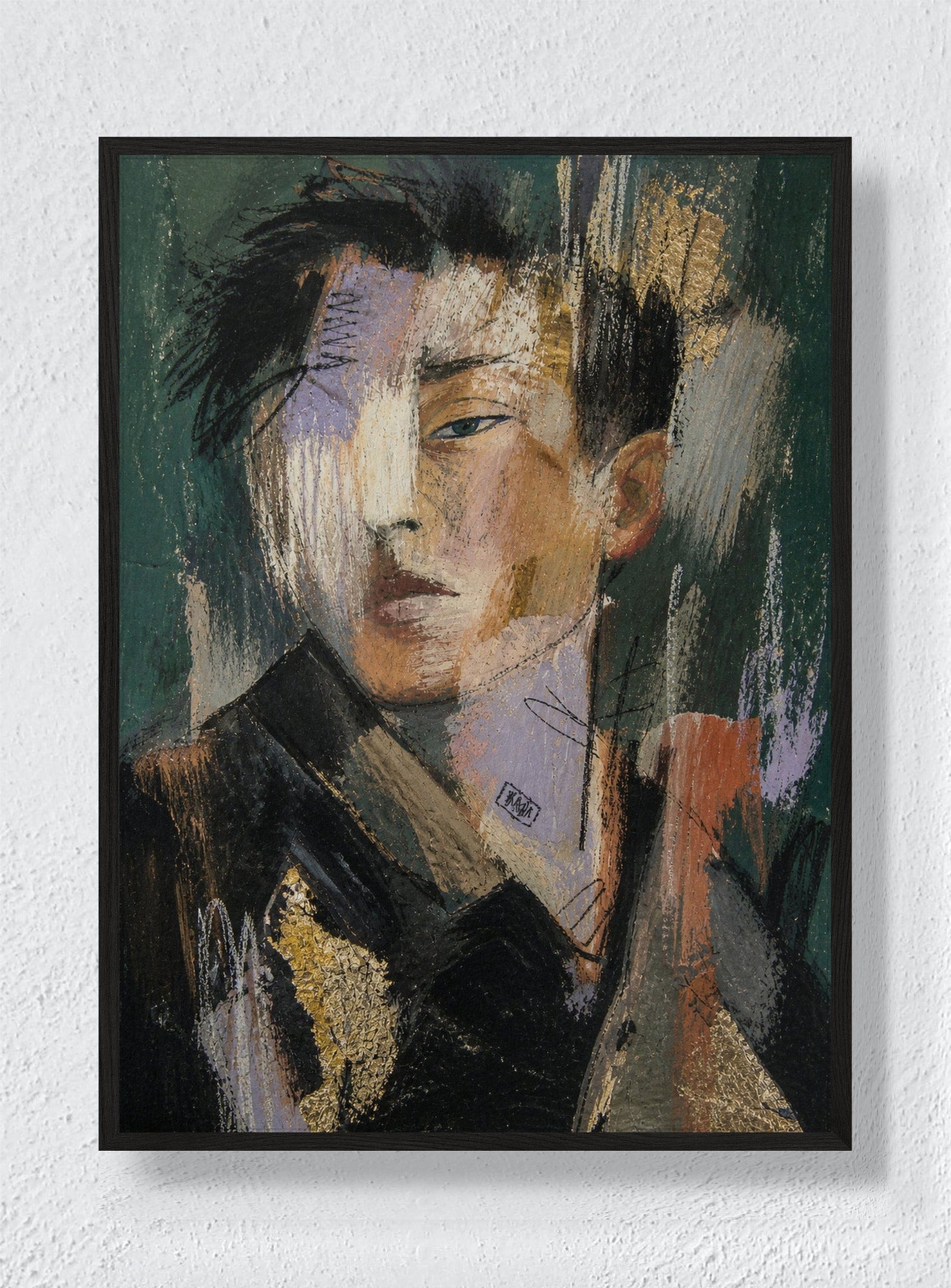 PORTRAIT OF A STRANGER - Black Frame