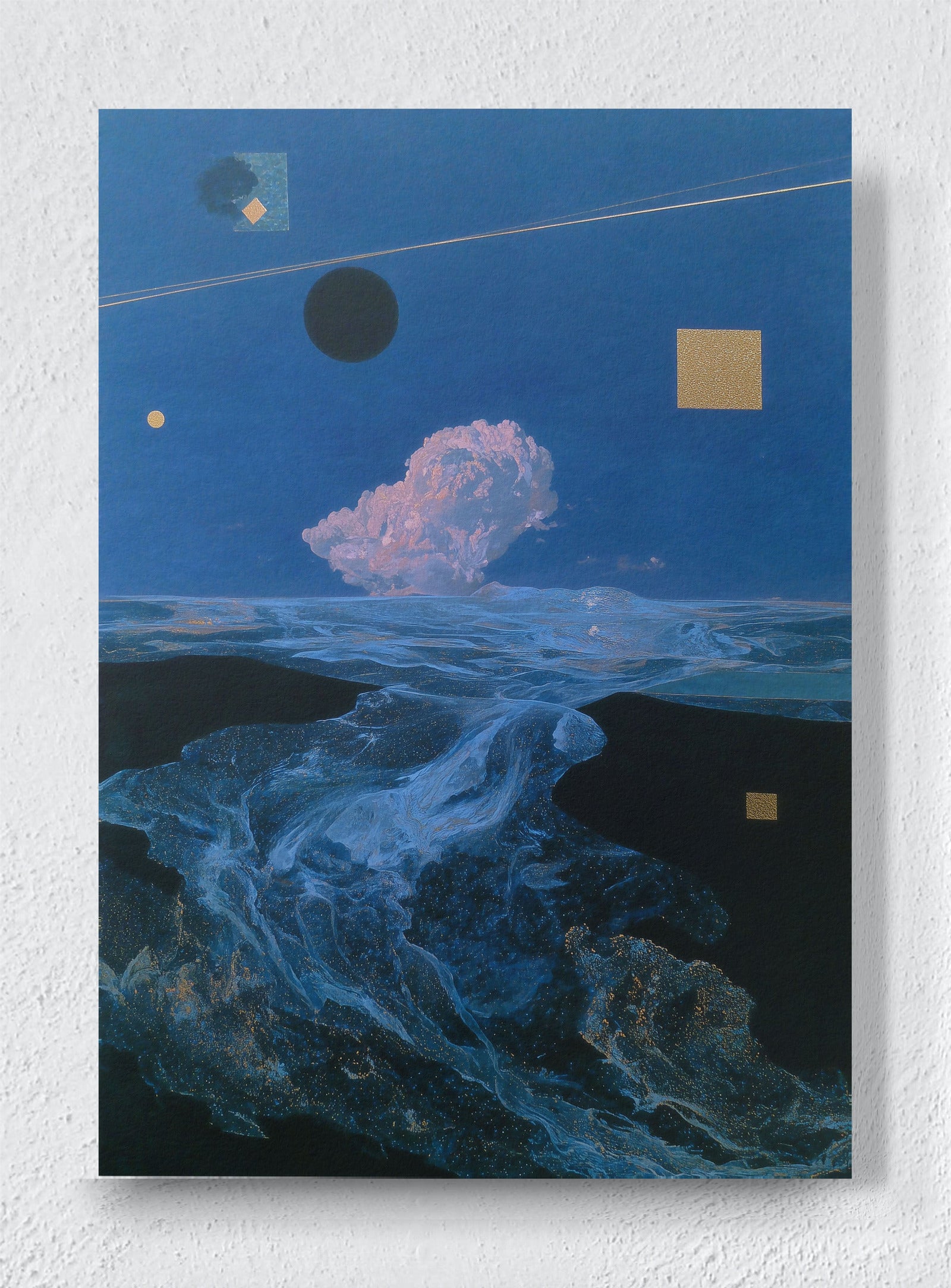 ASTRONOMER’S OCEAN - Unframed canvas