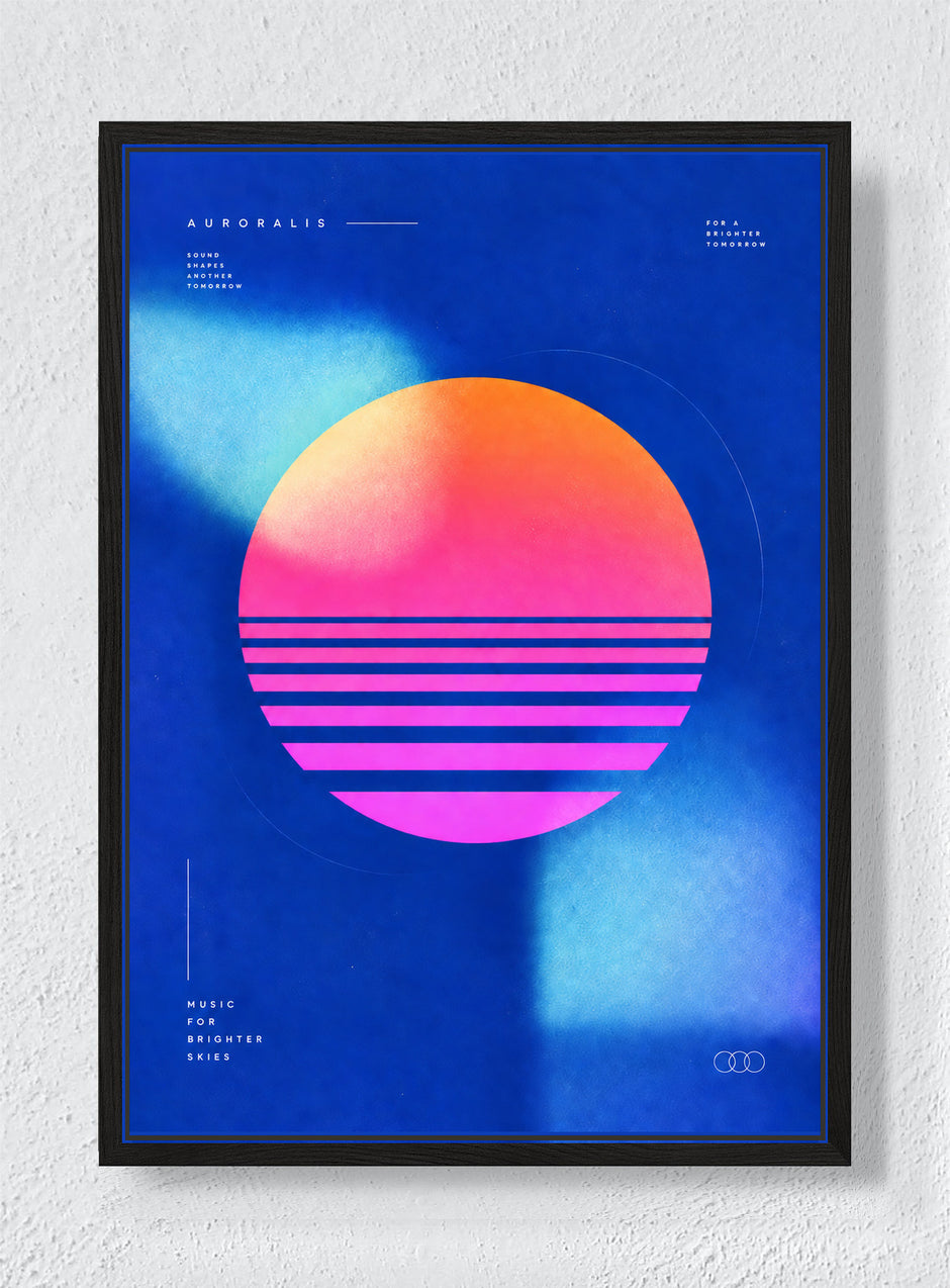 AURORALIS - Black frame canvas