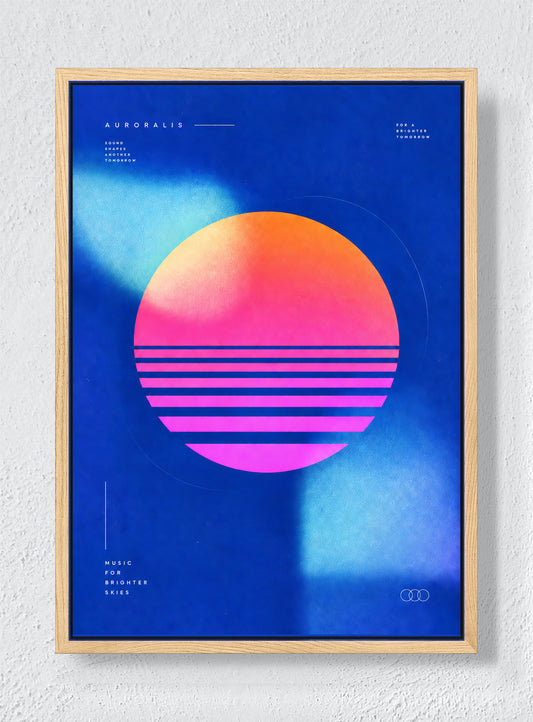 AURORALIS - Natural frame canvas