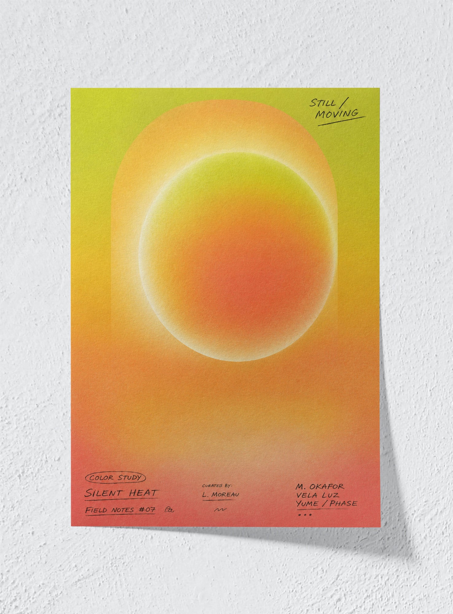 APRICOT HOUR - Unframed