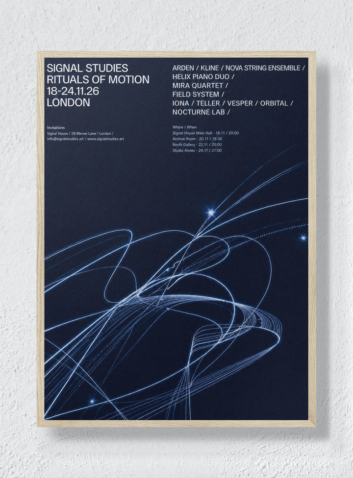CERULEAN - Natural Frame
