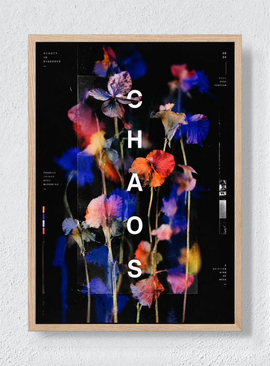BEAUTY IN DISORDER - Natural frame canvas