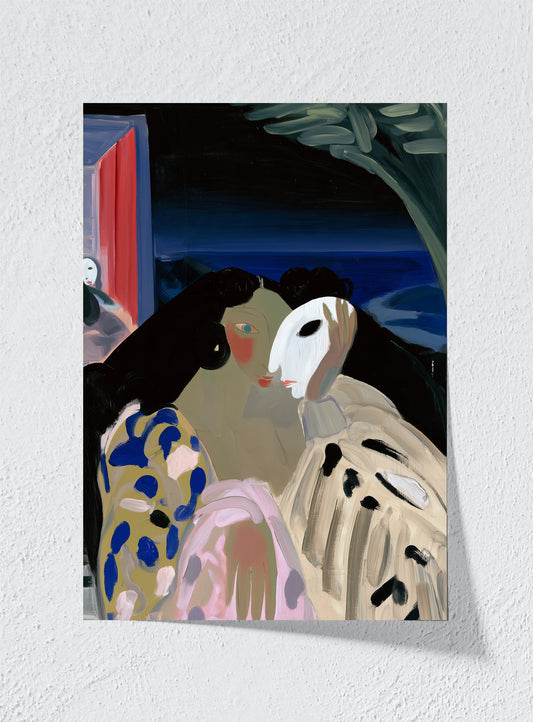 BEHIND THE MASK - Unframed