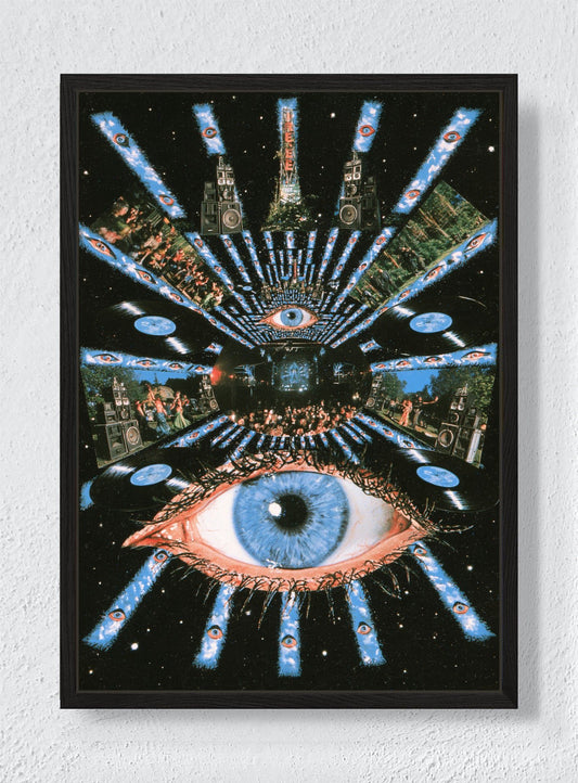 BEYOND THE WATCHING ROOM - Black frame canvas