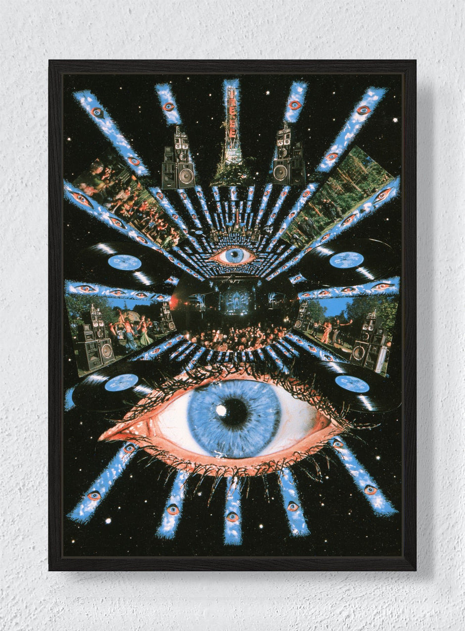 BEYOND THE WATCHING ROOM - Black frame canvas