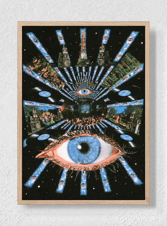 BEYOND THE WATCHING ROOM - Natural frame canvas