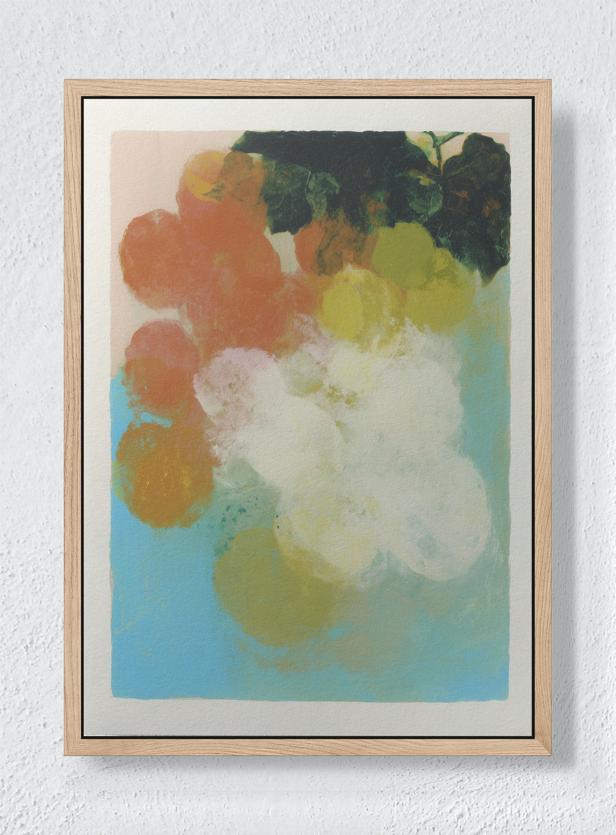 BLURRED SUMMER - Natural frame canvas