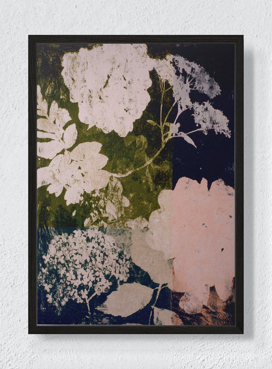 BOTANICAL PUNK - Black frame canvas