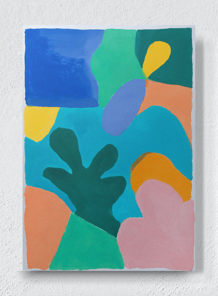 BOTANICAL PUZZLE - Unframed canvas