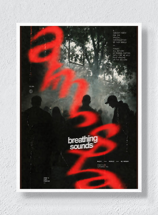 Breathing Sounds - White Frame