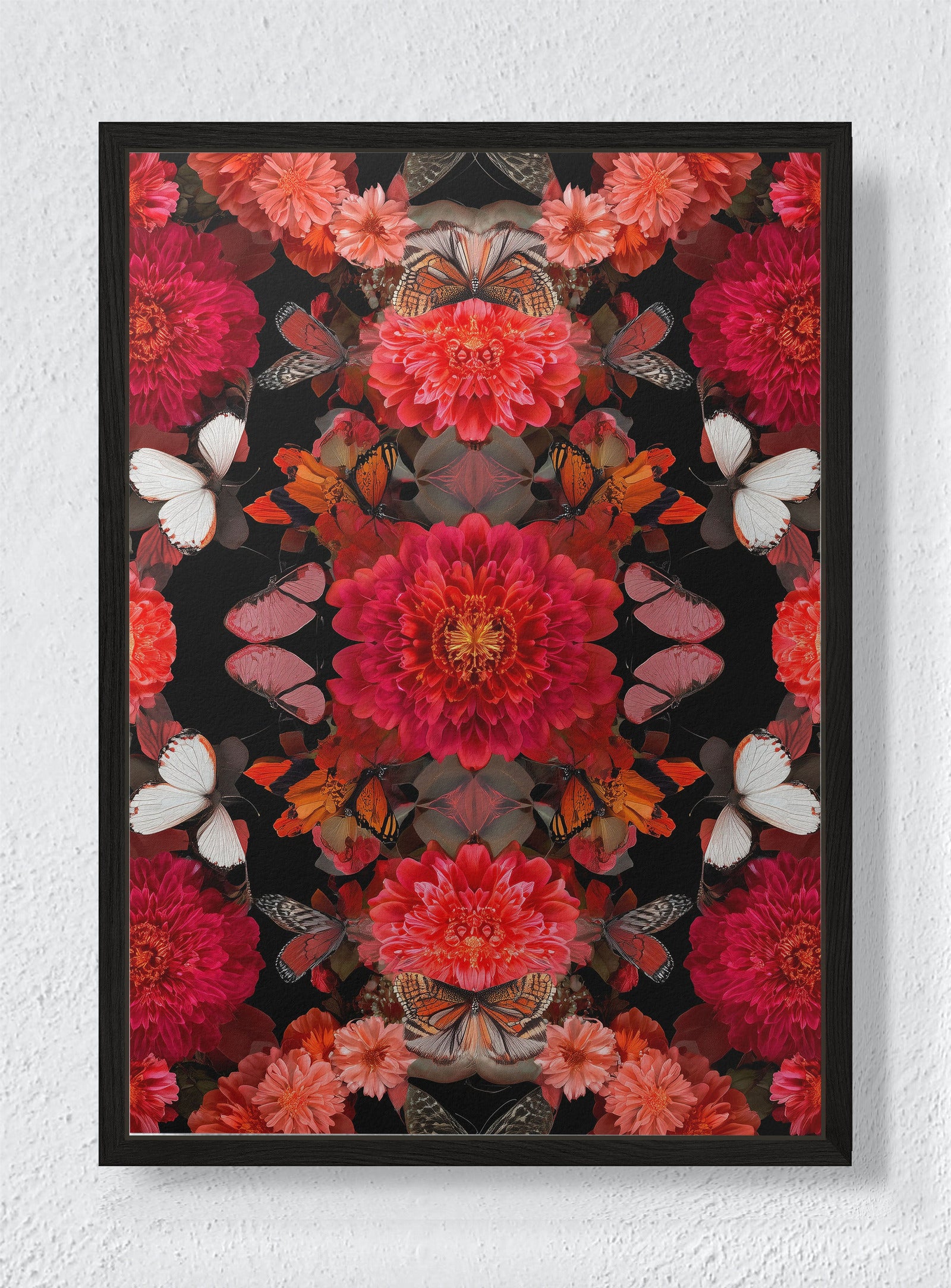 BUTTERFLY CATHEDRAL - Black frame canvas