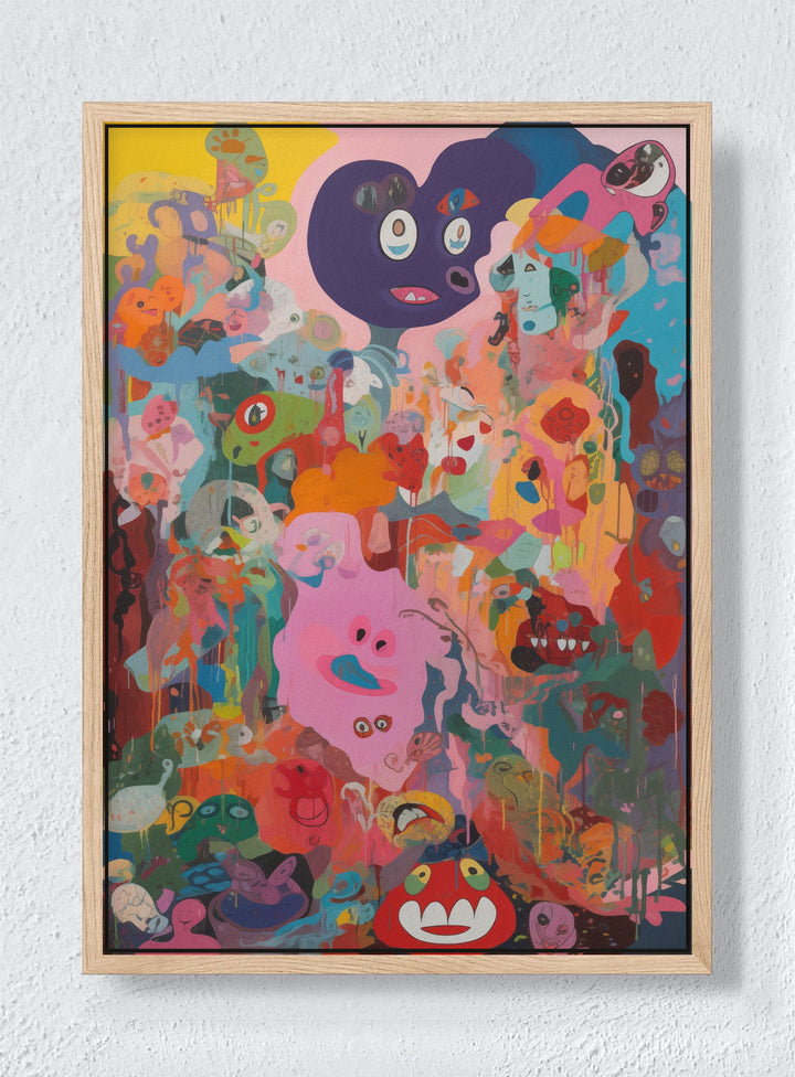 CARNIVAL - Natural frame canvas
