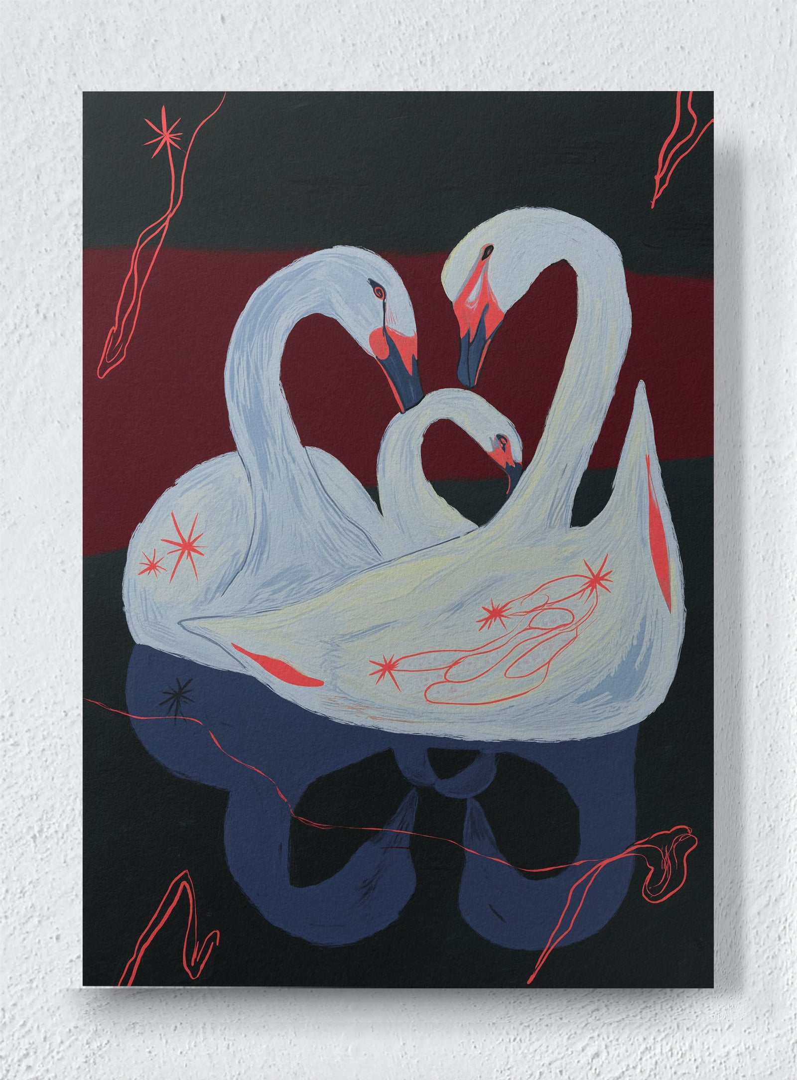 CELESTIAL EMBRACE - Unframed canvas
