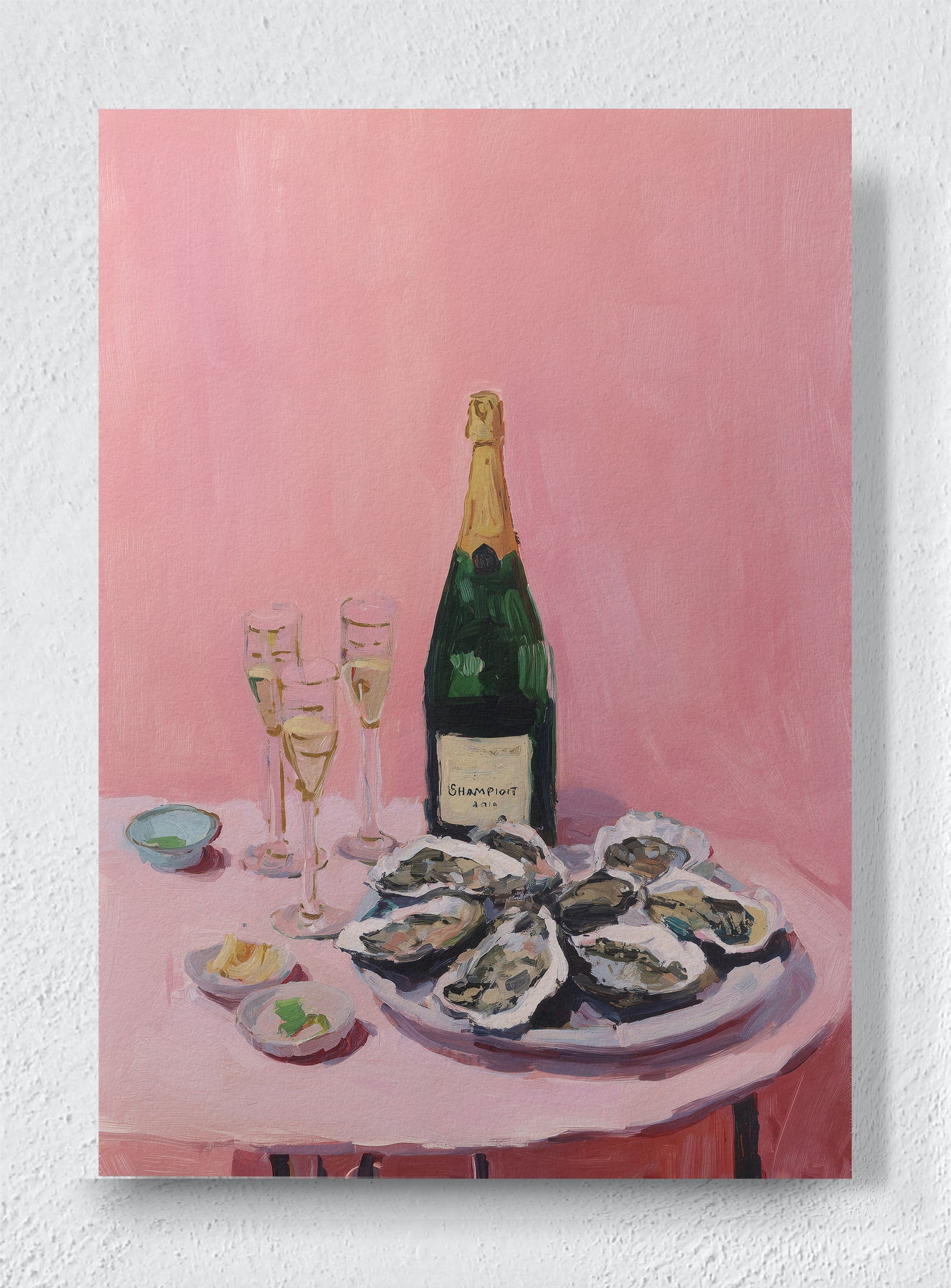 CHAMPAGNE AFTER EVERYTHING - Unframed canvas