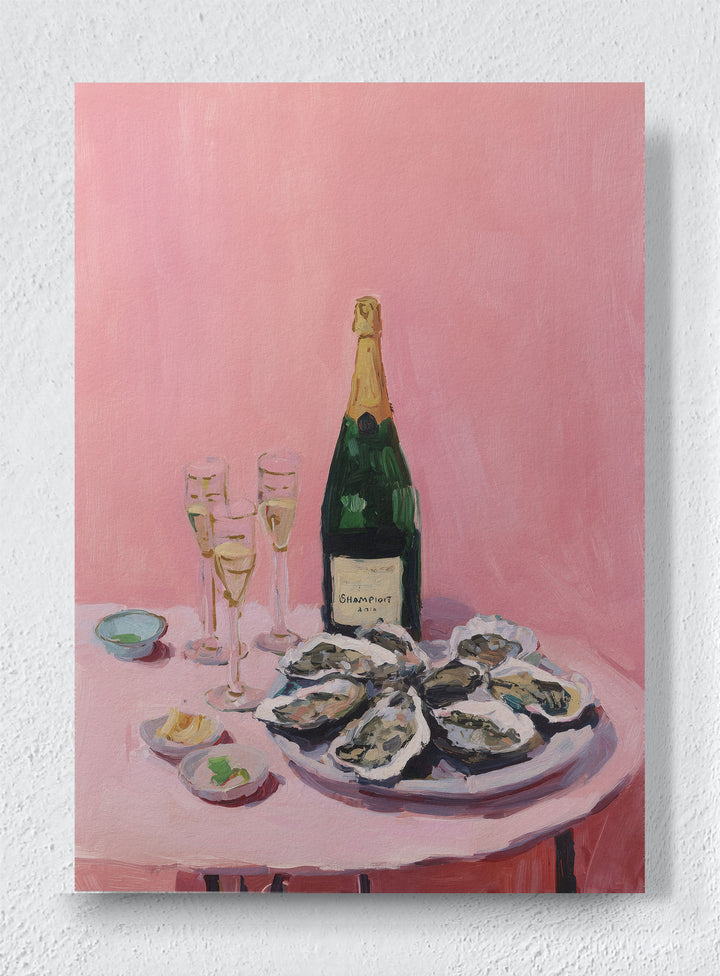 CHAMPAGNE AFTER EVERYTHING - Unframed canvas