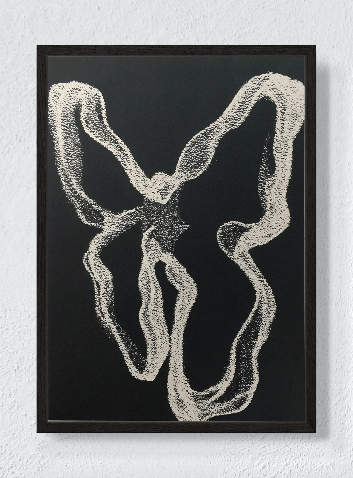 CHAOS THEORY LOOP - Black frame canvas