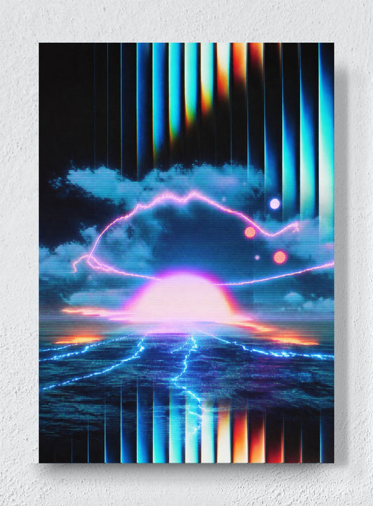 CHROMA STORM - Unframed canvas