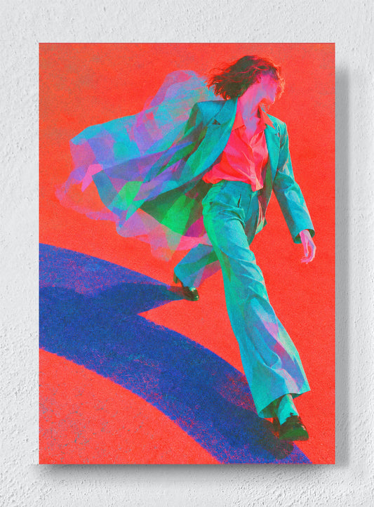 THE COLOR OF MOMENTUM - Unframed canvas