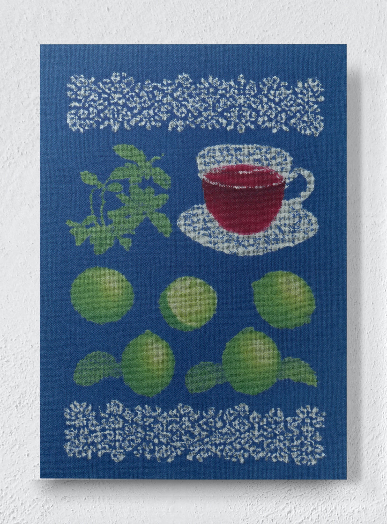 CITRUS SYMMETRY - Unframed canvas