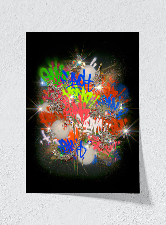 CITY INSIDE A SPARK - Unframed