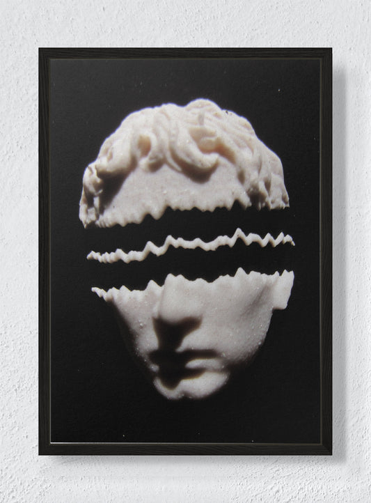 CLASSICAL DIVIDE - Black frame canvas