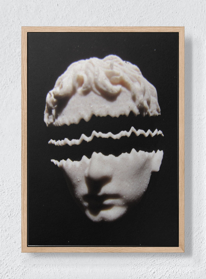 CLASSICAL DIVIDE - Natural frame canvas