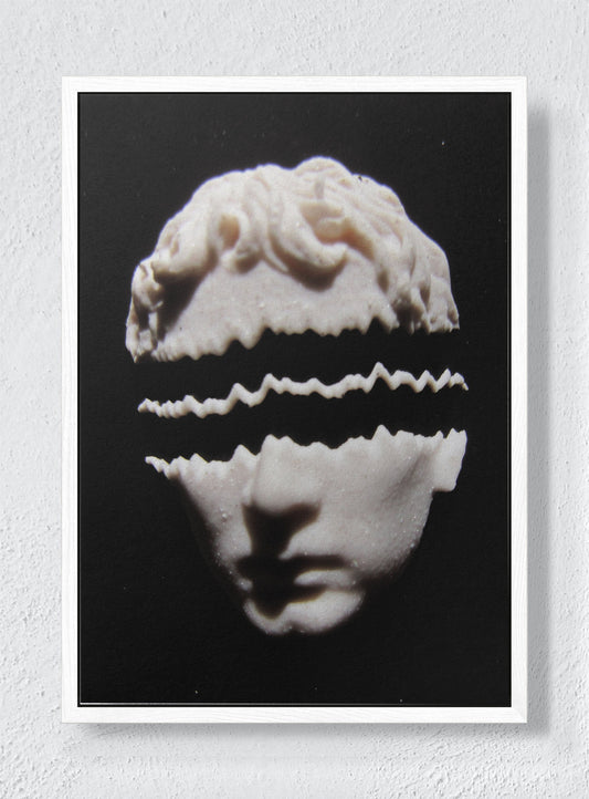 CLASSICAL DIVIDE - White frame canvas