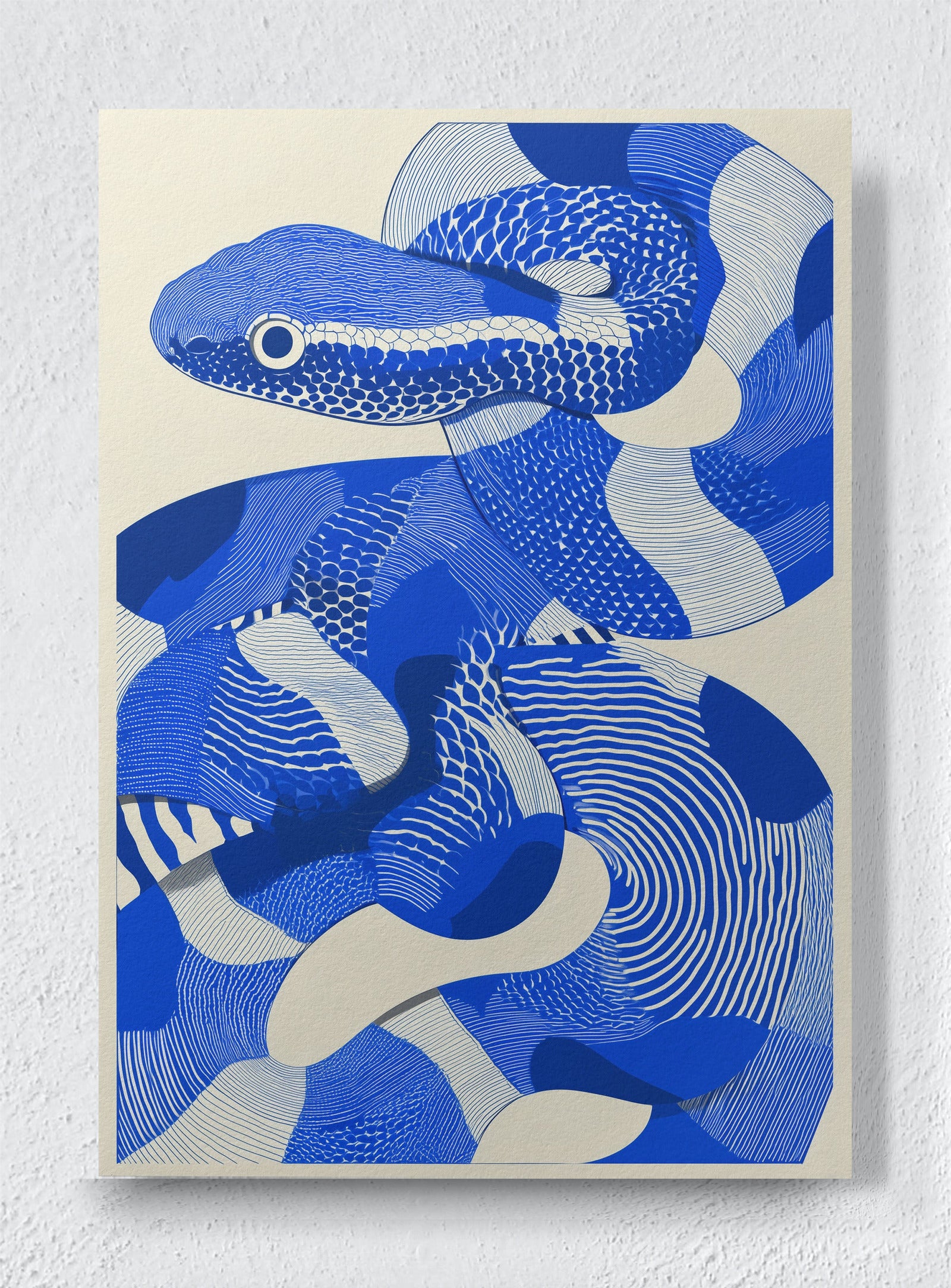 COILED LABYRINTH - Unframed canvas