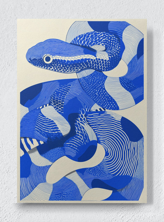 COILED LABYRINTH - Unframed canvas