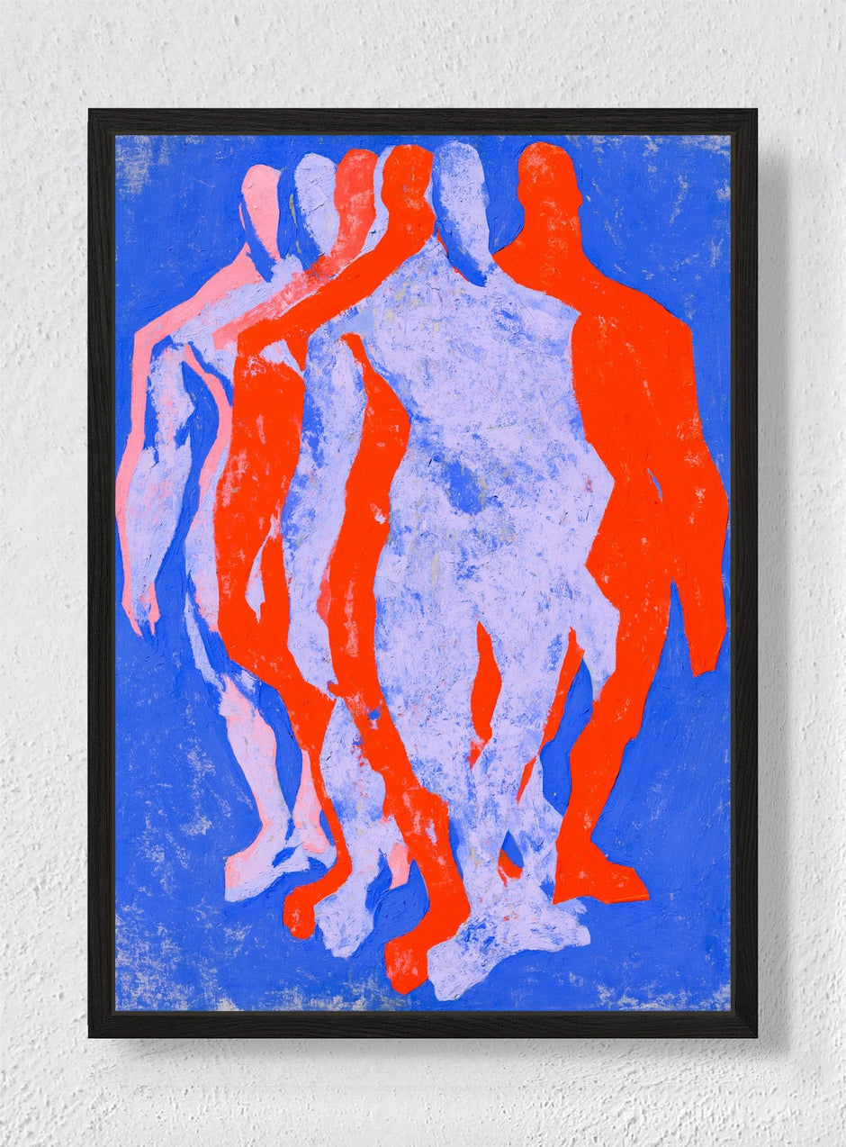 COLOUR OF COMPANY - Black frame canvas