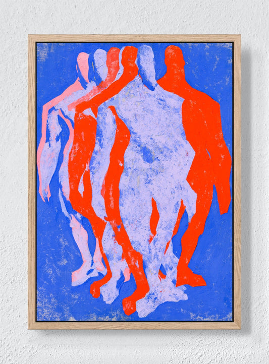 COLOUR OF COMPANY - Natural frame canvas