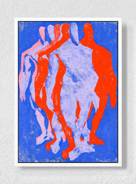 COLOUR OF COMPANY - White frame canvas