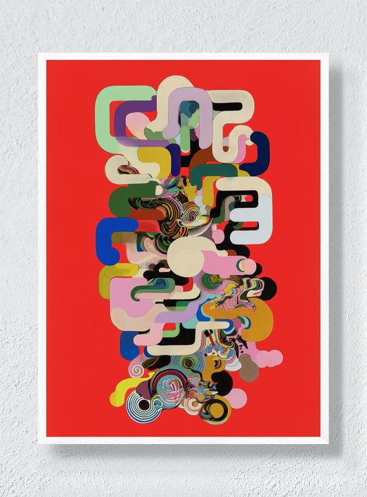 COLOUR TAKES THE LONG WAY - White Frame