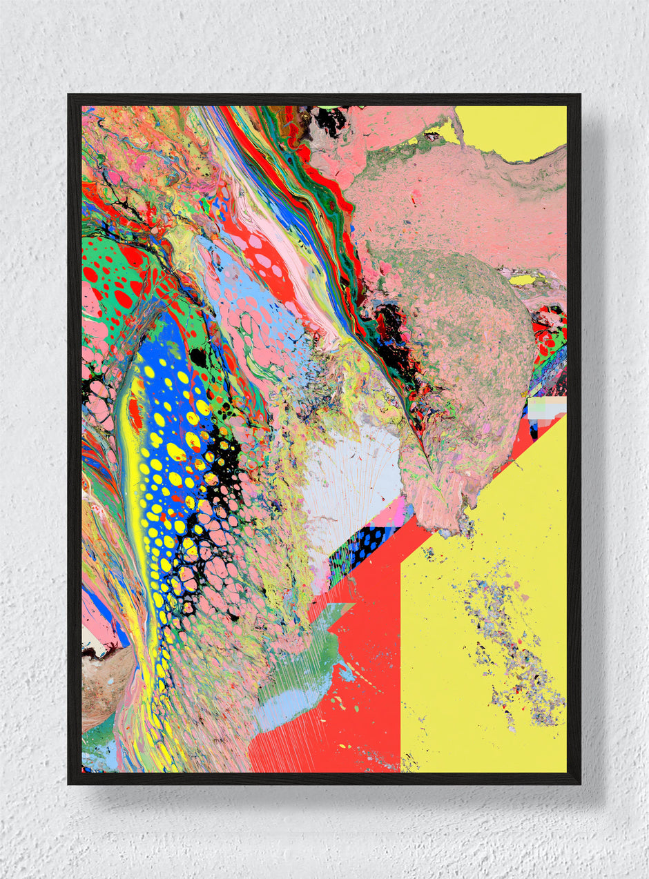 COLOUR WITHOUT A MAP - Black Frame