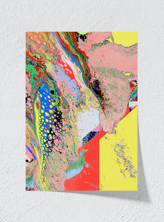 COLOUR WITHOUT A MAP - Unframed