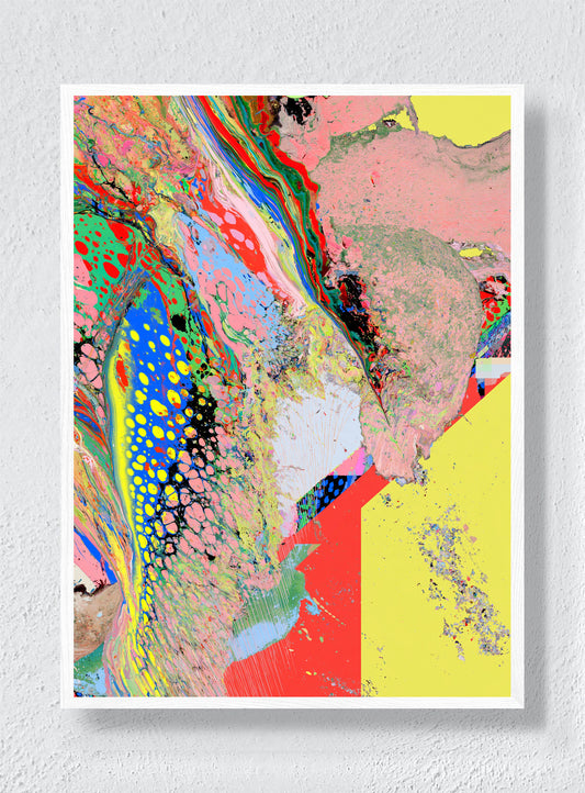 COLOUR WITHOUT A MAP - White Frame