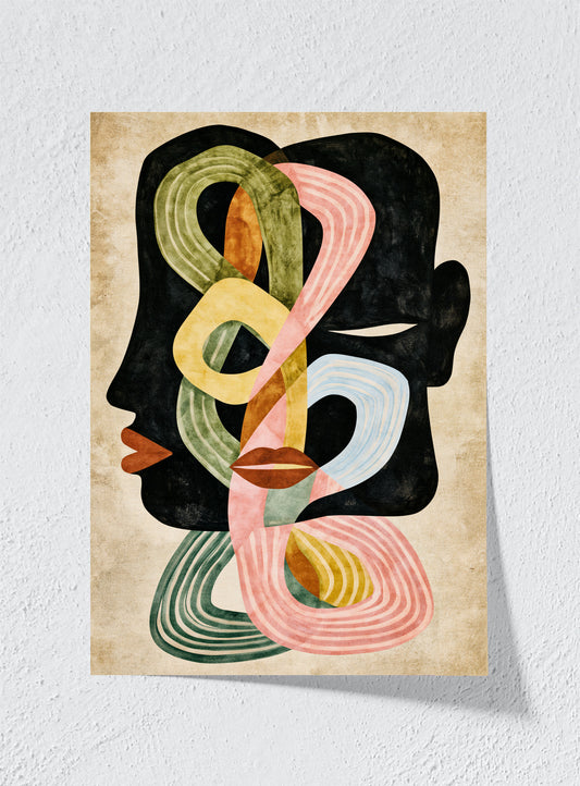 CONVERSATION IN COLOUR - Unframed