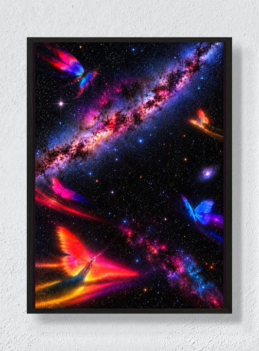Cosmic Flight - Black Frame