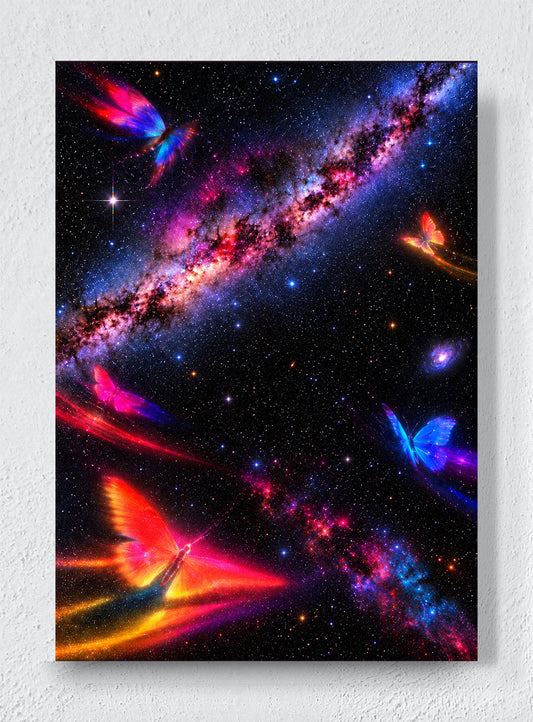 COSMIC FLIGHT - Unframed canvas