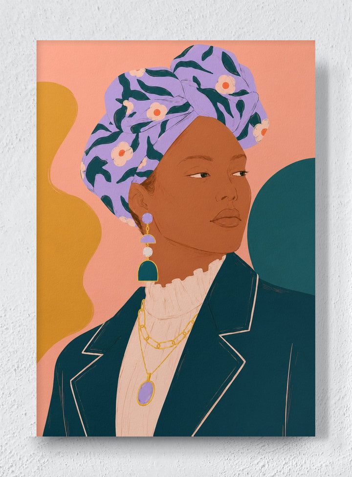 CROWNED - Unframed canvas