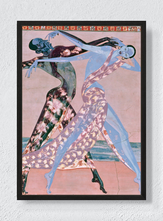 DANCE GOES ON - Black frame canvas