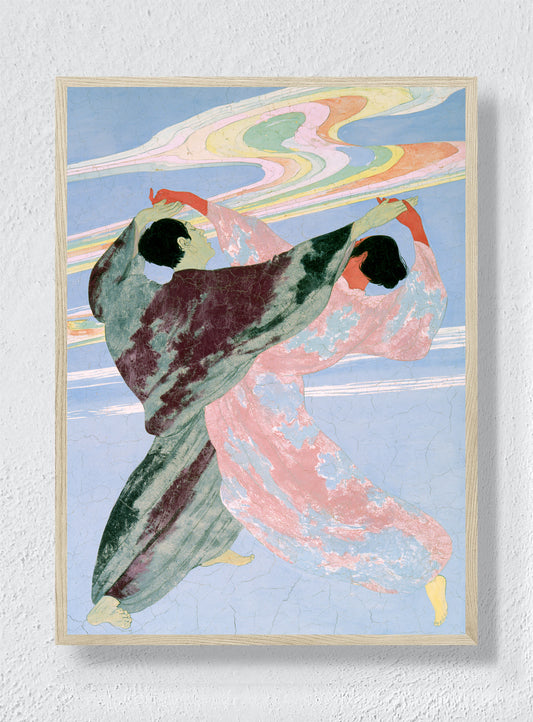 DANCING UNDER A PAINTED SKY - Natural Frame