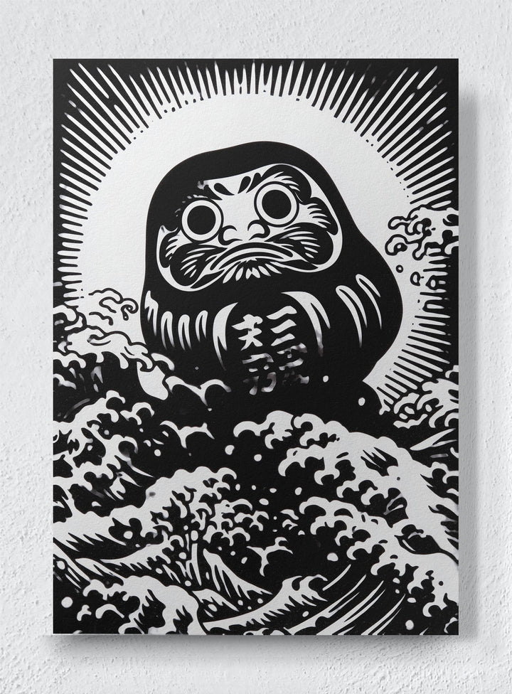 DARUMA'S VOYAGE - Unframed canvas