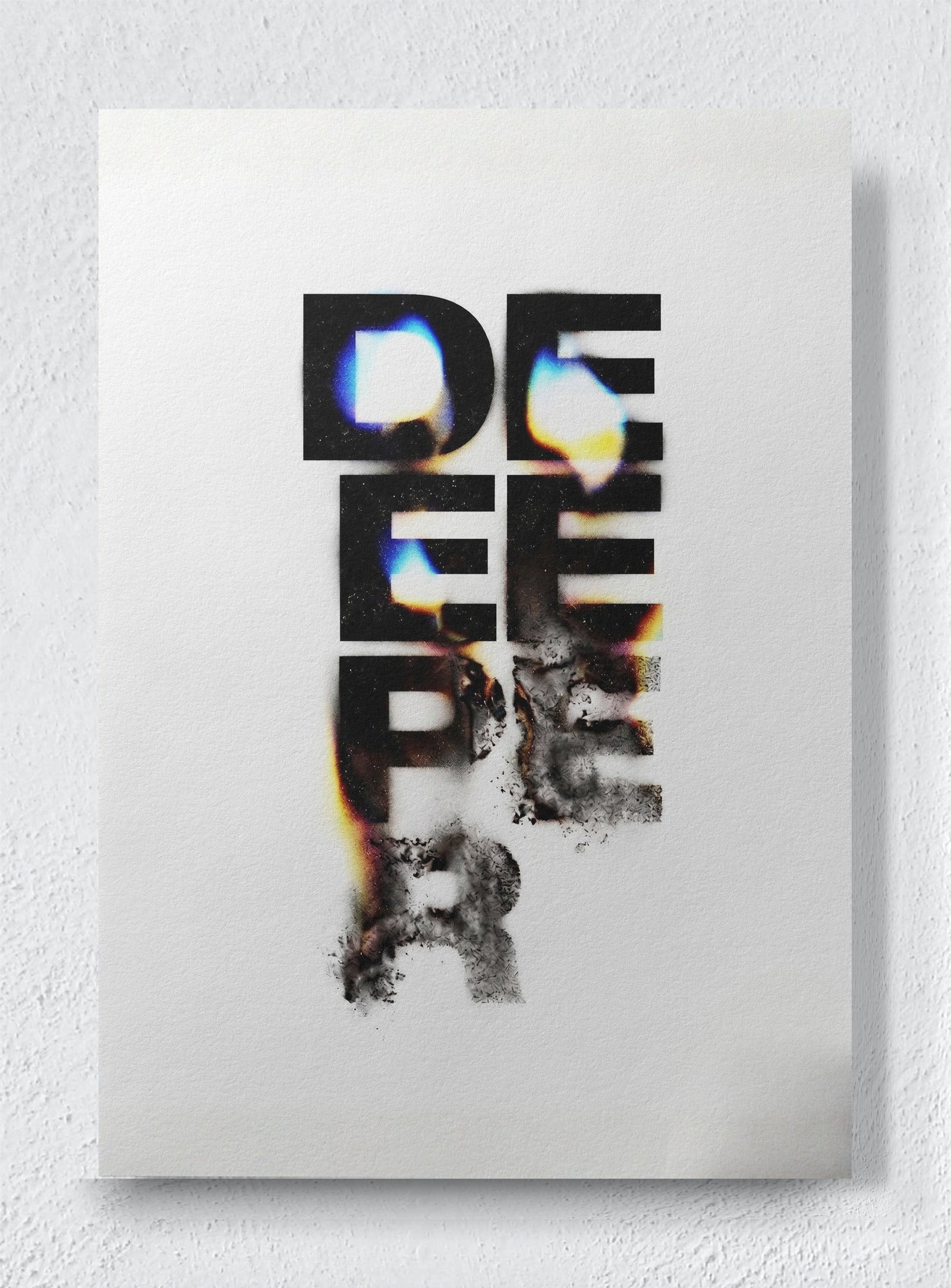 DEEPER - Unframed canvas
