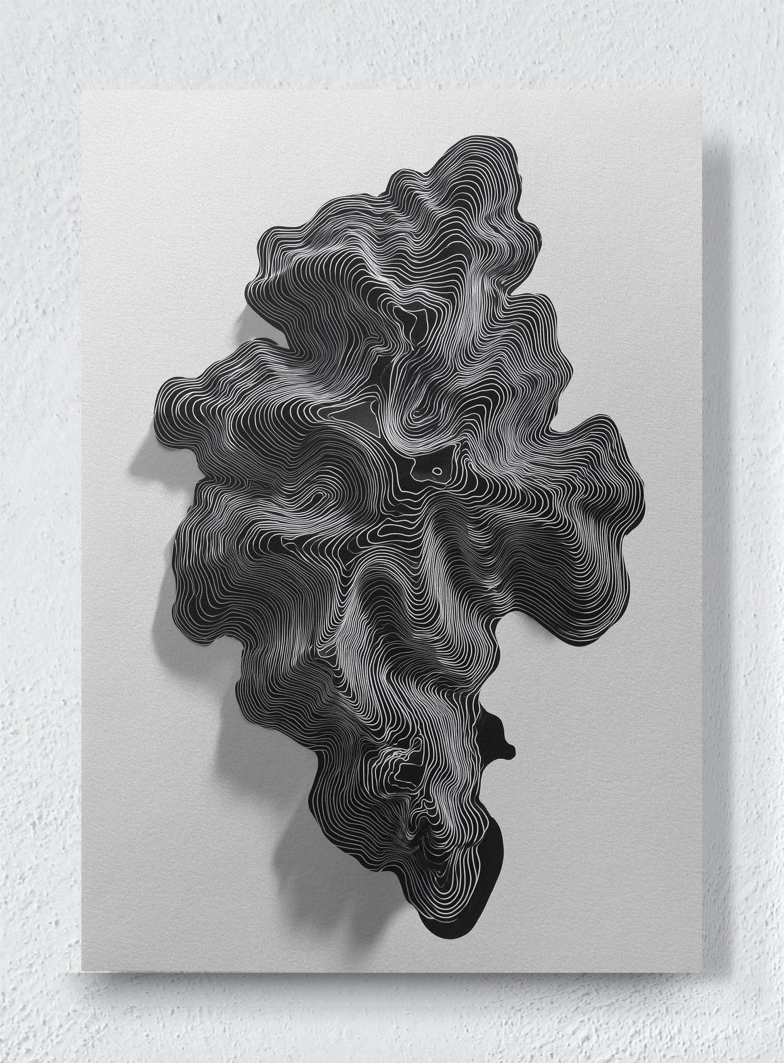 DESERT CURVE - Unframed canvas
